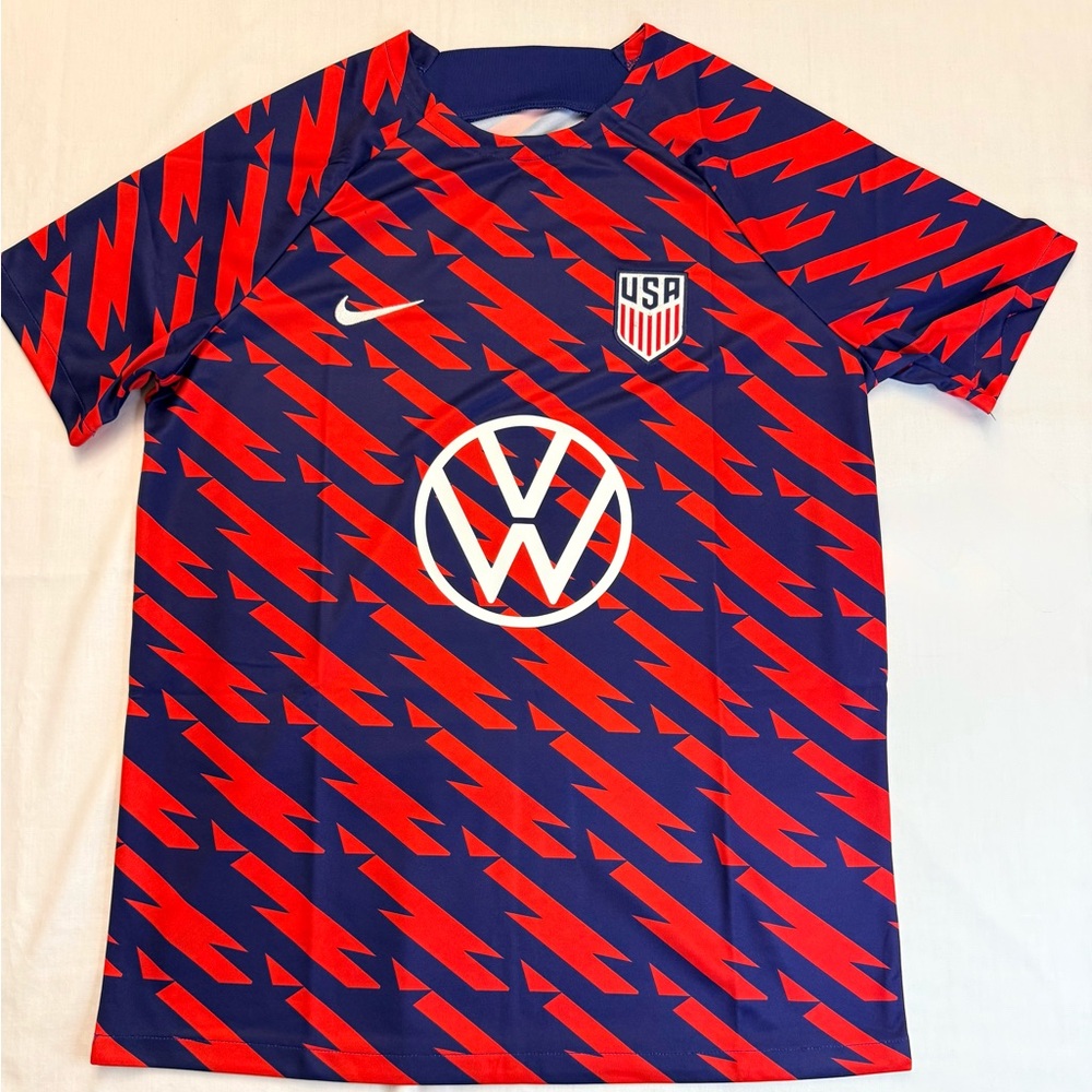 (M) USMNT Nike 2023/24 Academy Pro Pre-Match Top - Navy/New